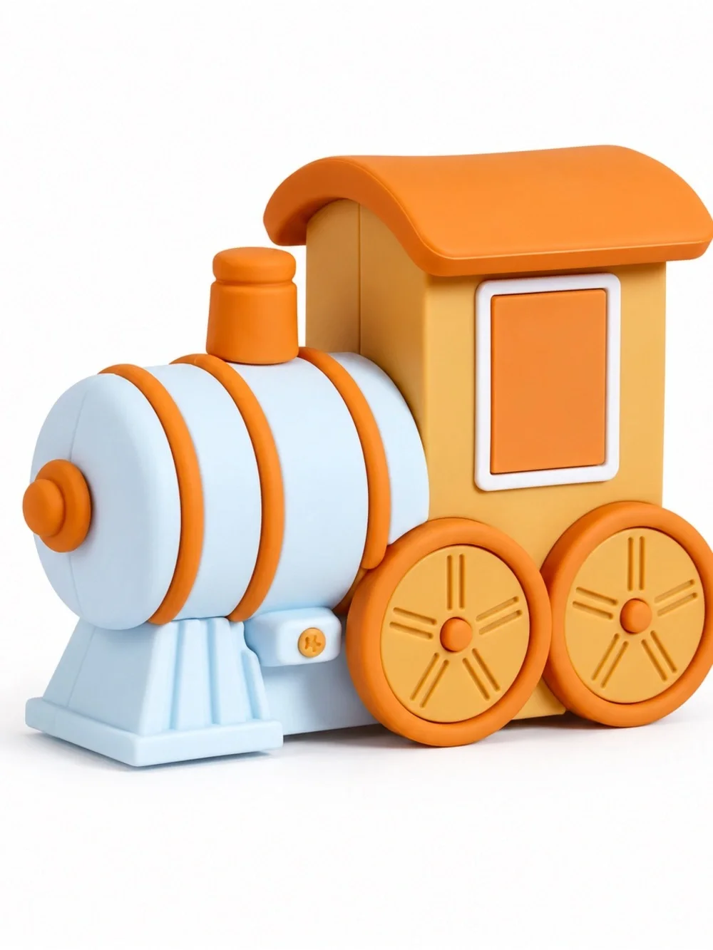 Baby Boy Cake Topper Set – Teddy Bear, Rocking Horse & Train